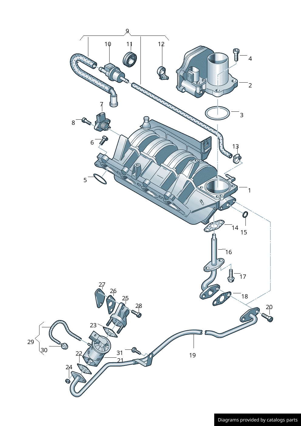 Car part diagram