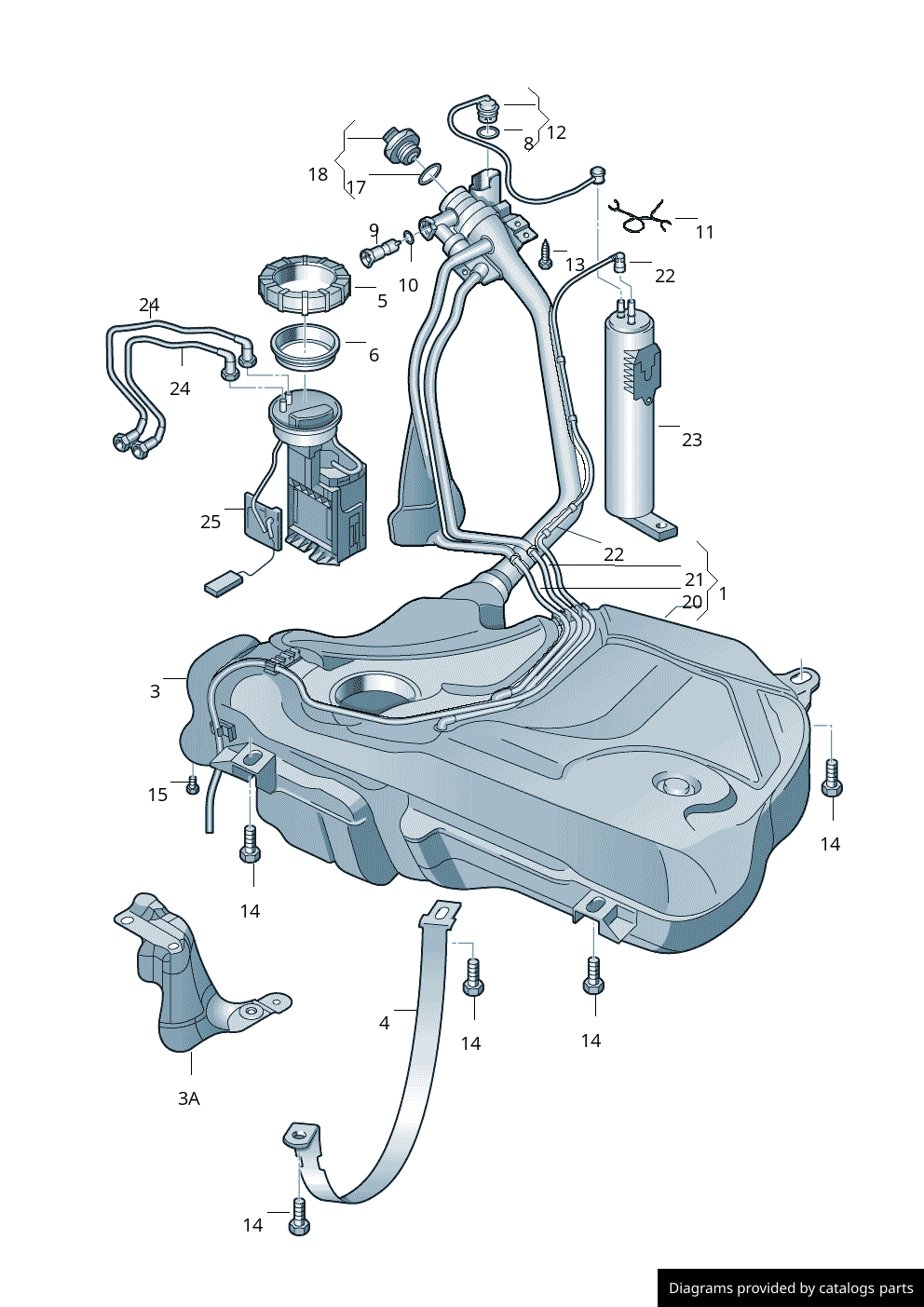 Car part diagram