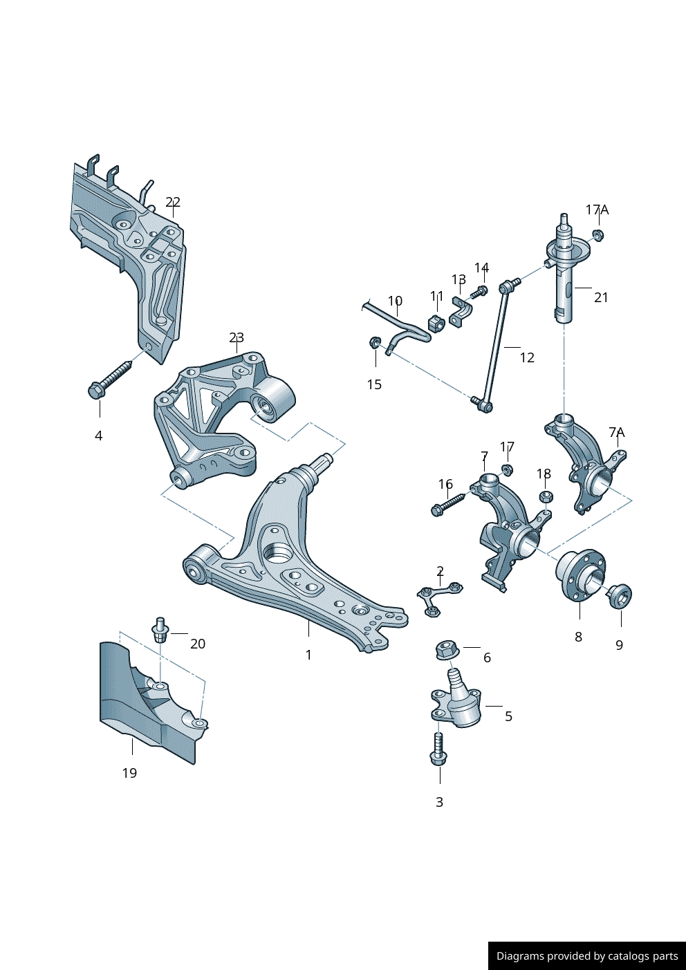 Car part diagram