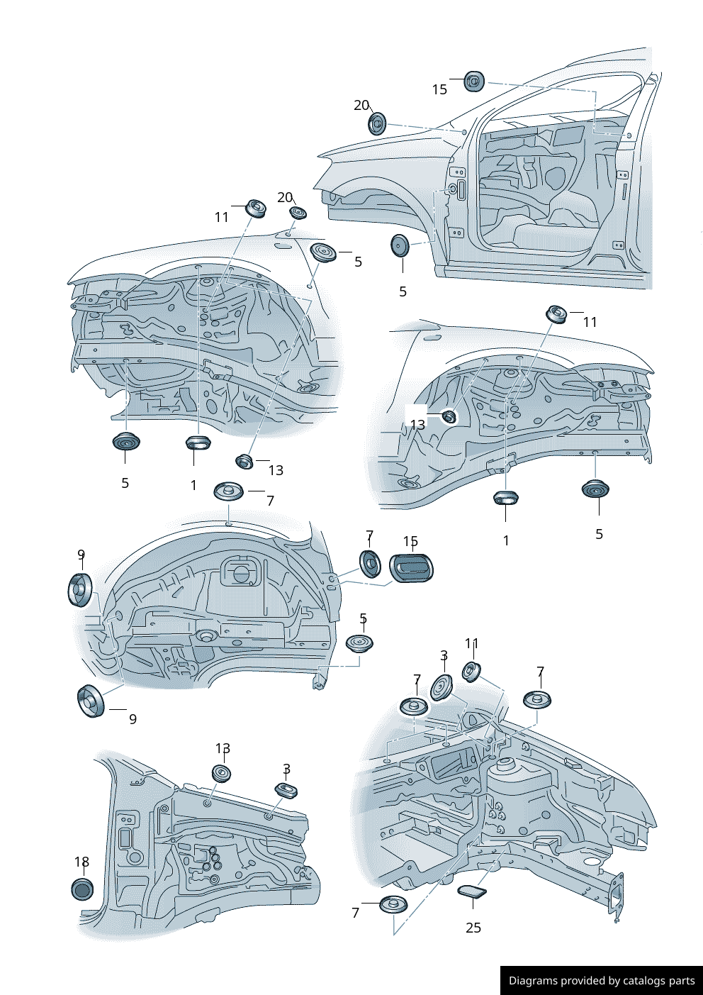 Car part diagram