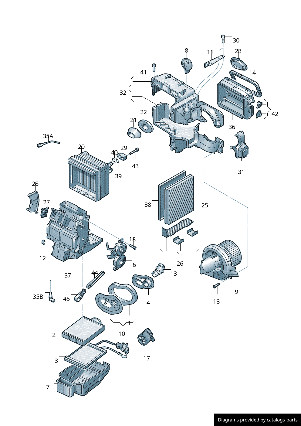 Car part diagram