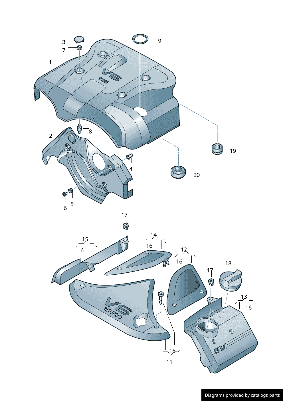 Car part diagram