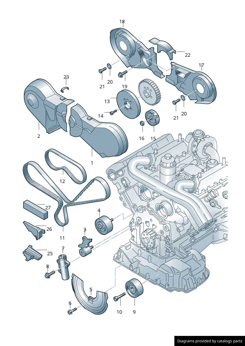 Car part diagram