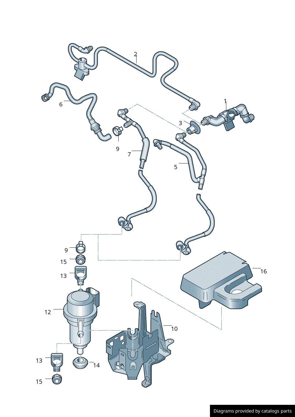Car part diagram