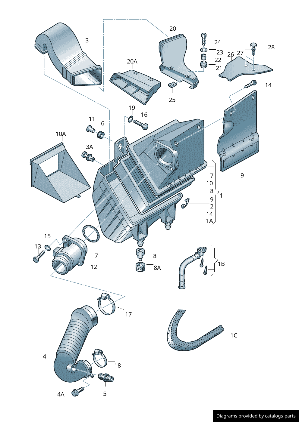 Car part diagram