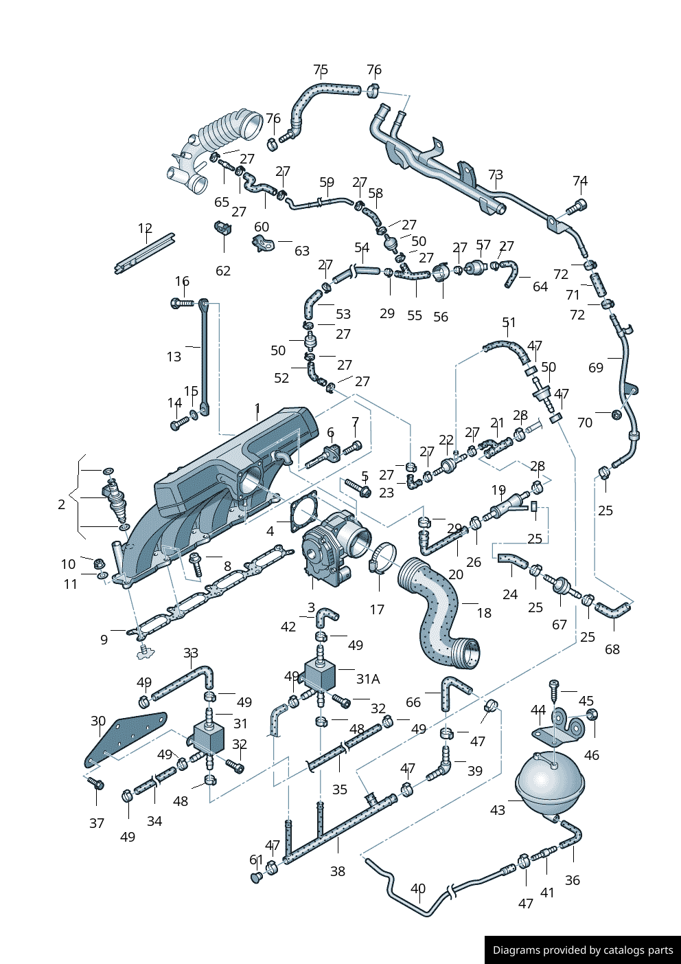 Car part diagram