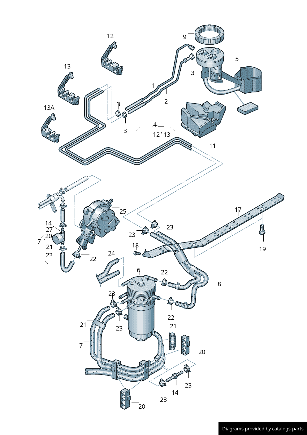 Car part diagram