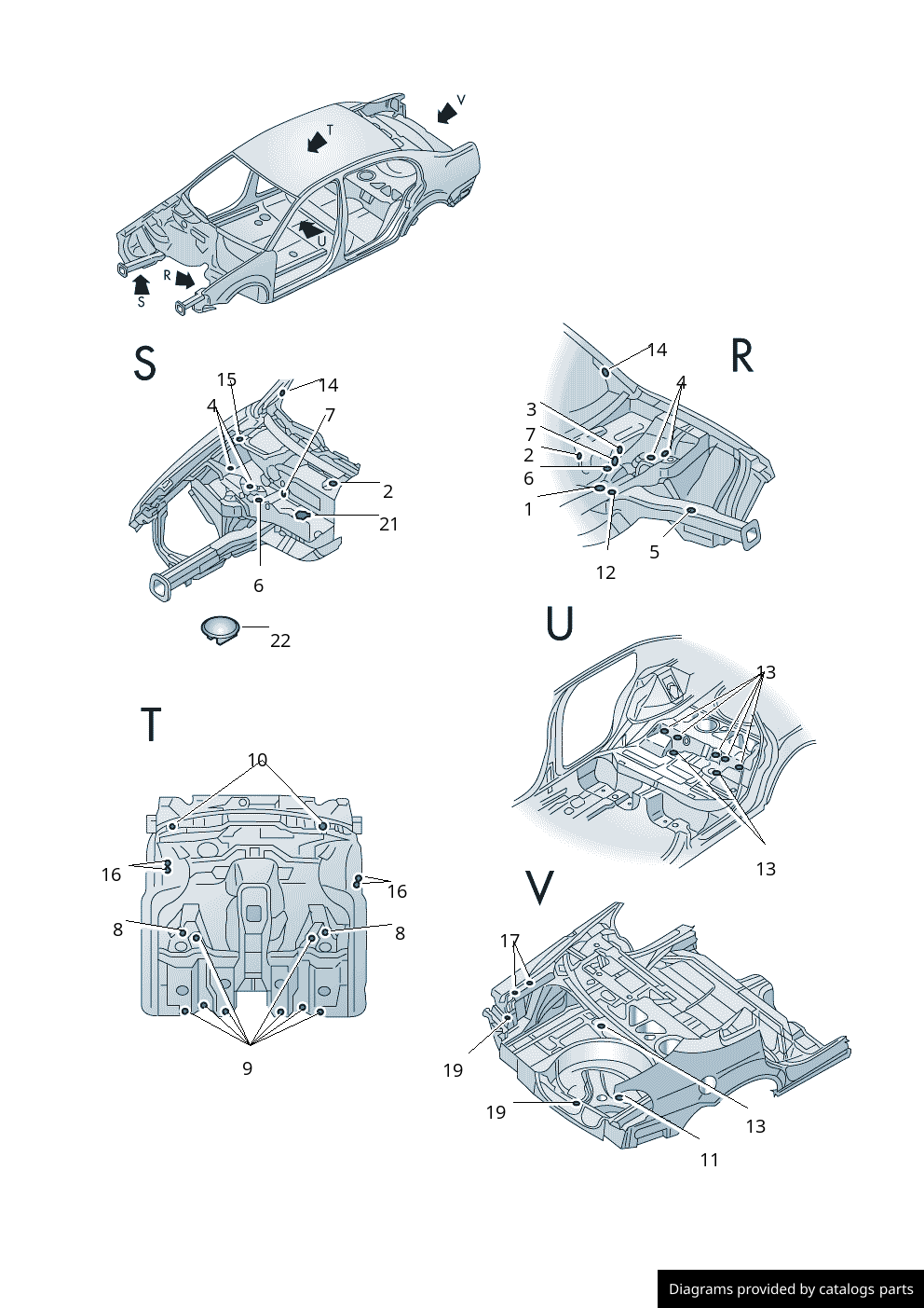 Car part diagram