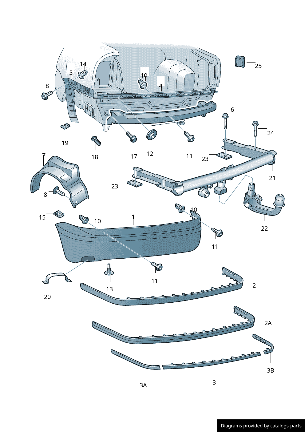 Car part diagram
