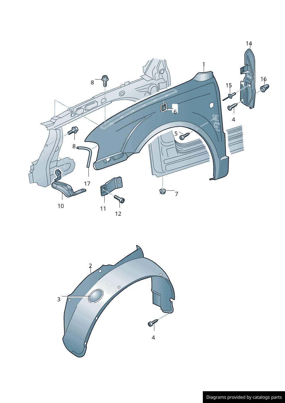 Car part diagram
