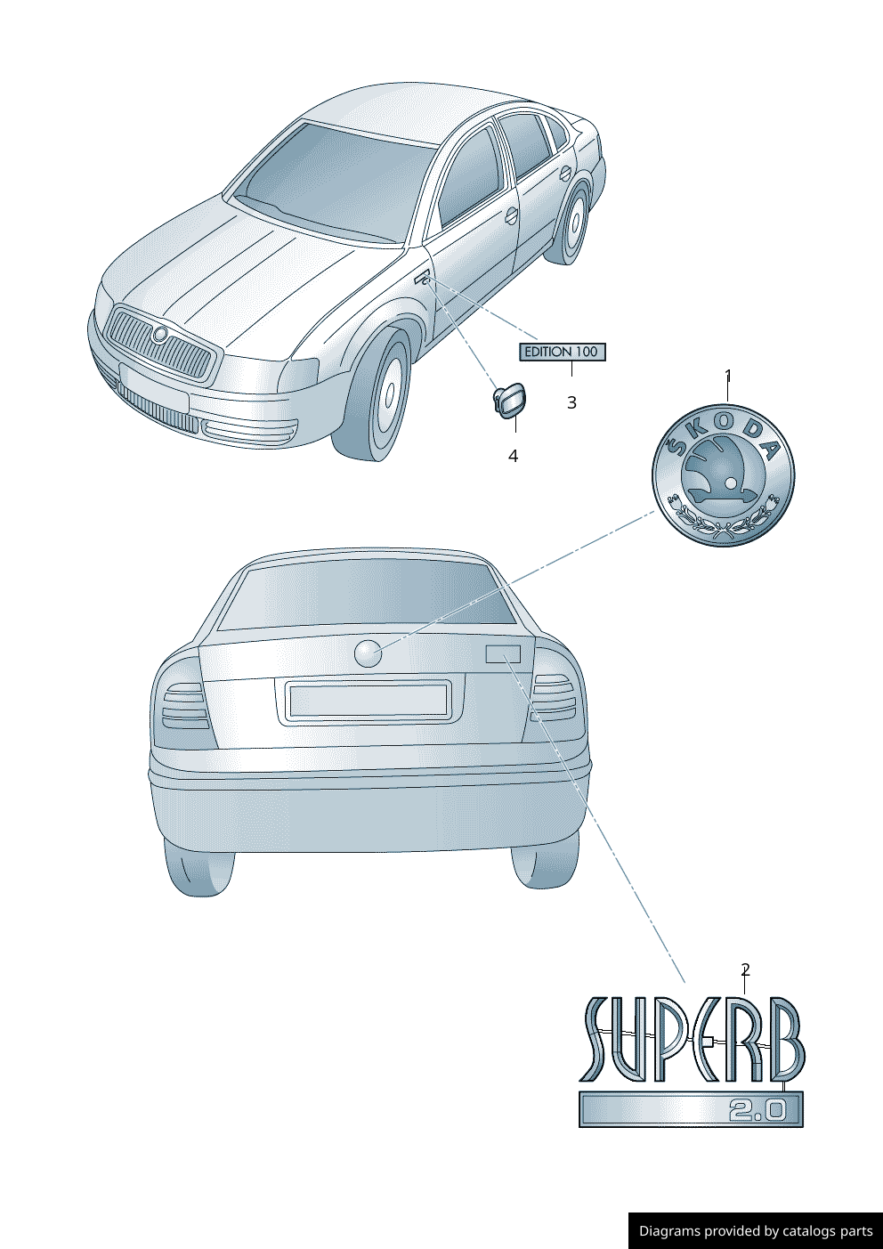 Car part diagram