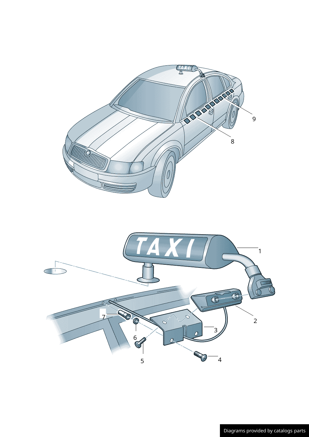 Car part diagram