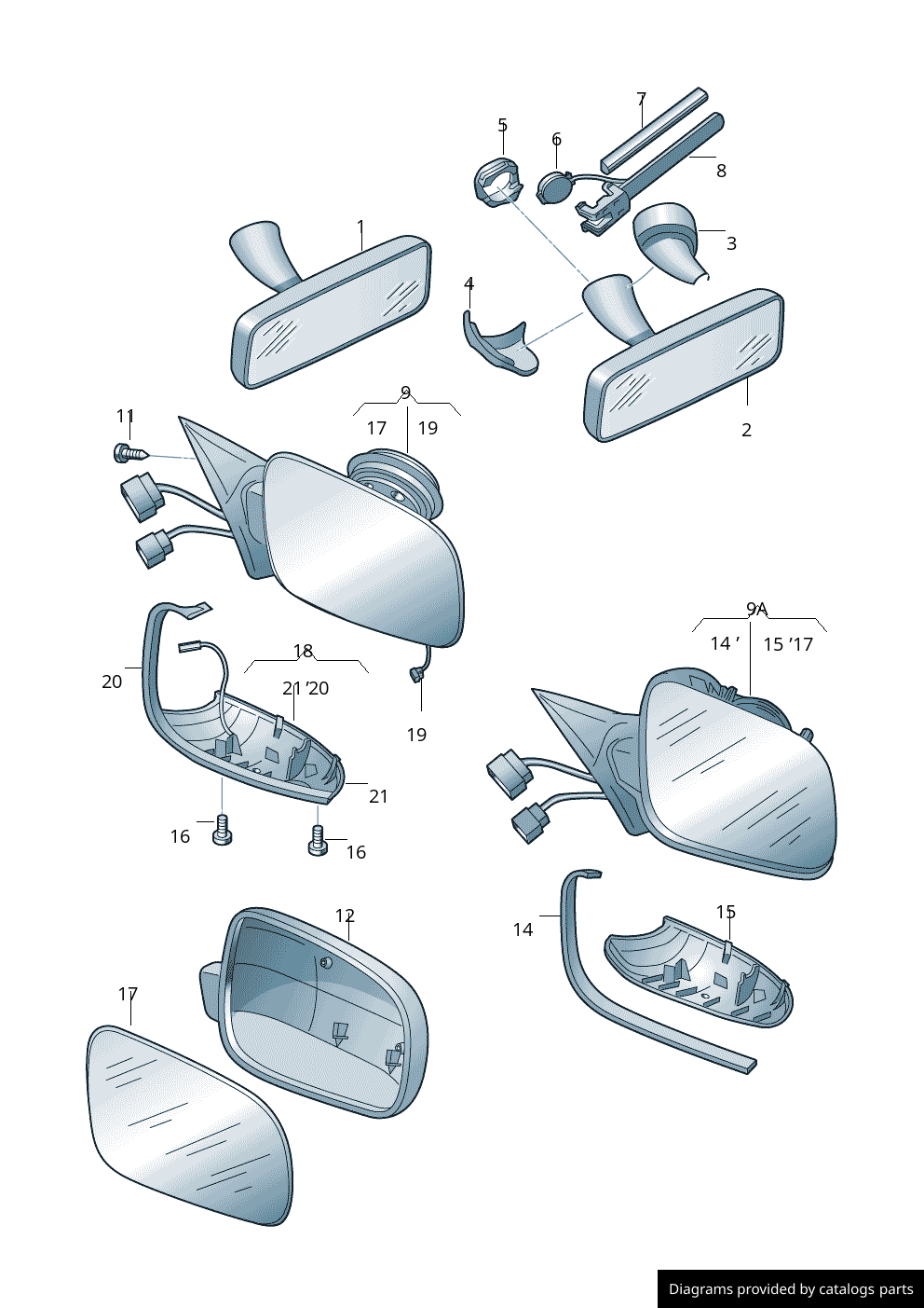Car part diagram