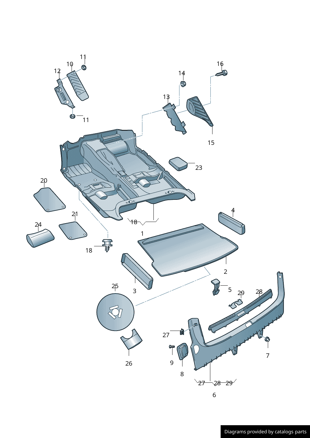Car part diagram
