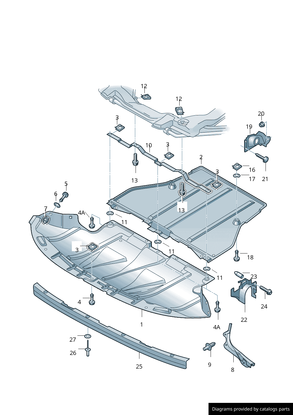Car part diagram
