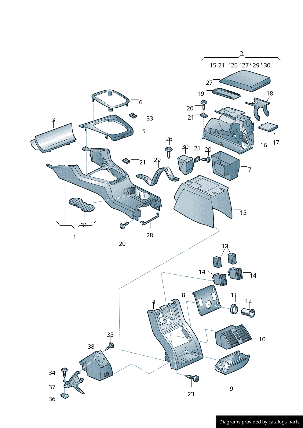 Car part diagram