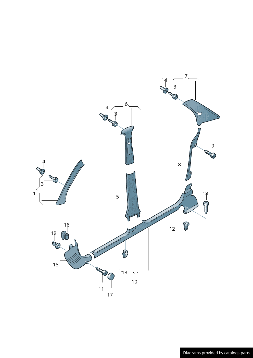 Car part diagram