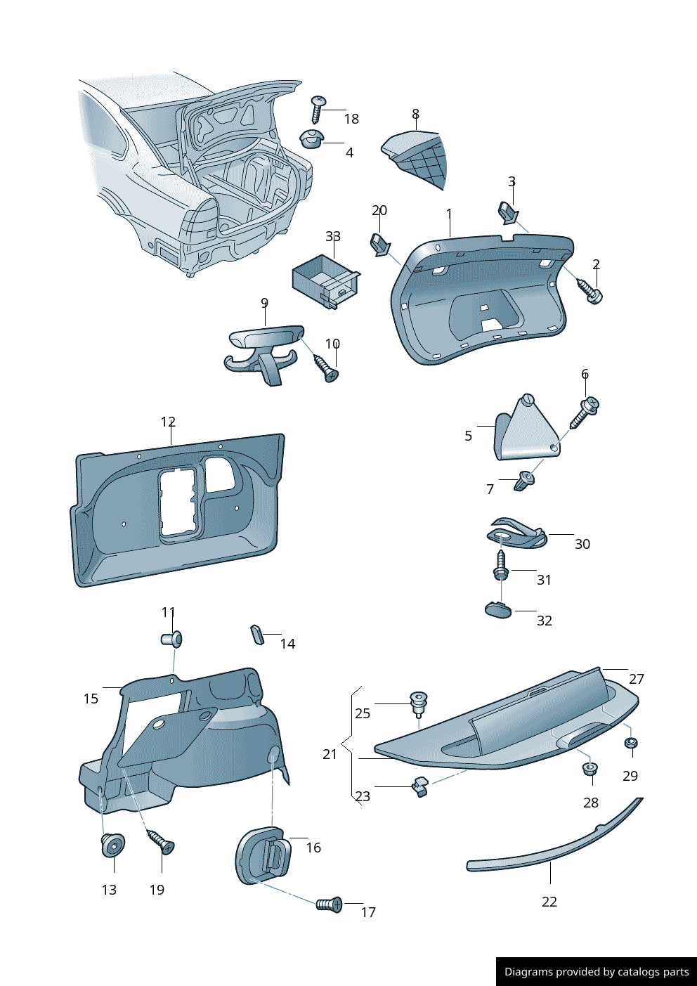 Car part diagram