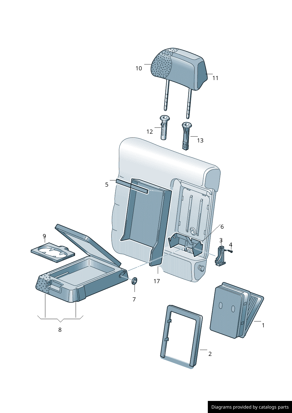 Car part diagram