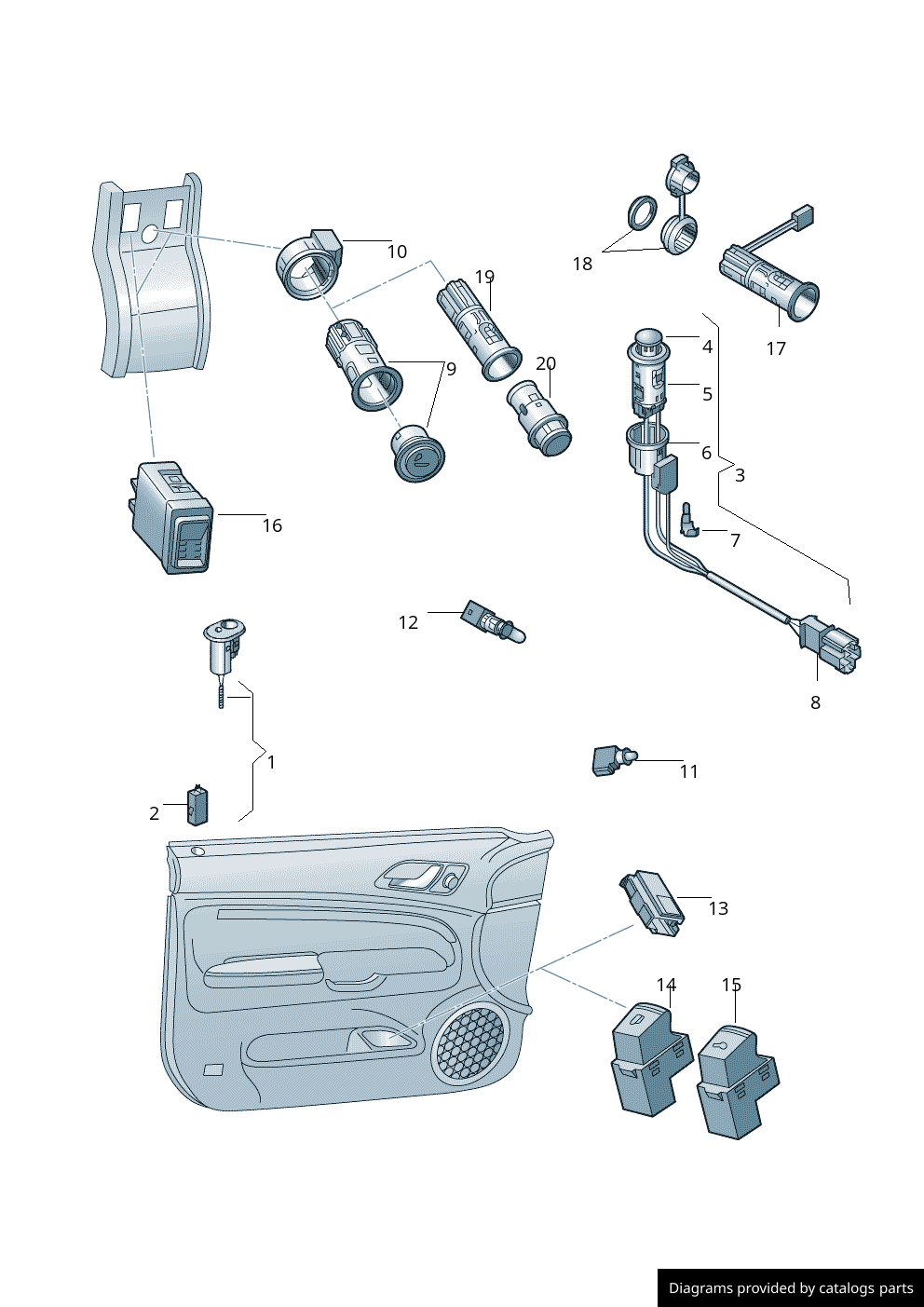Car part diagram
