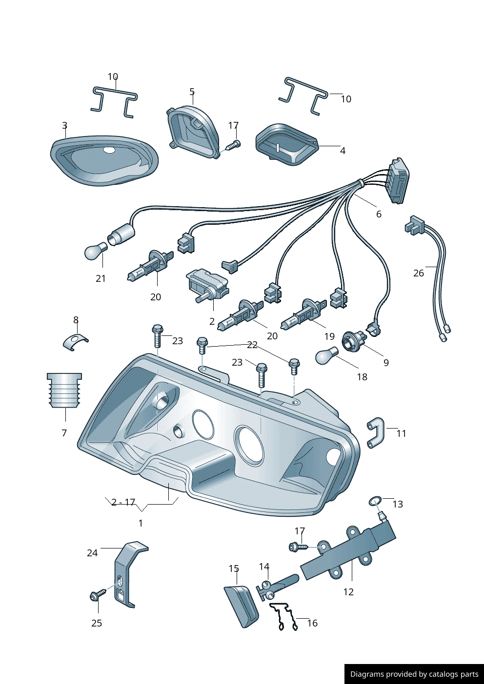 Car part diagram