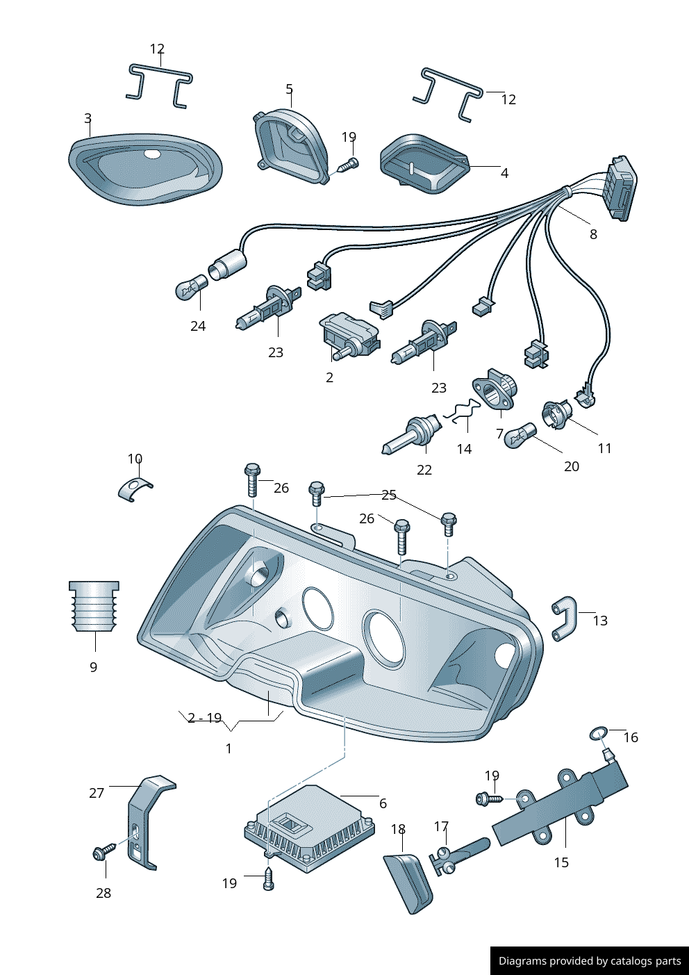 Car part diagram