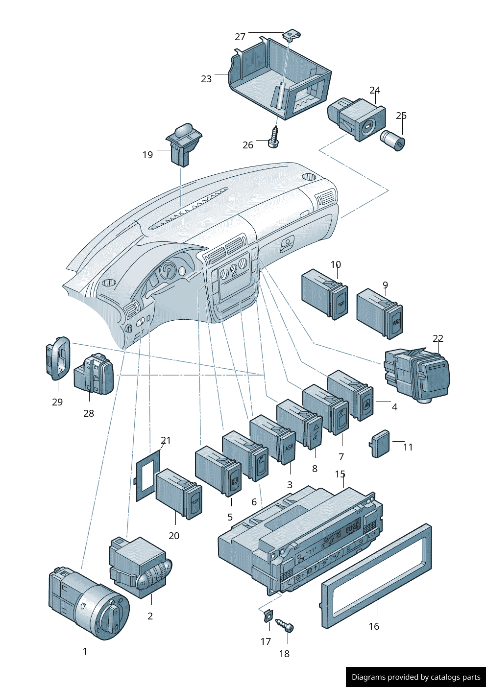 Car part diagram