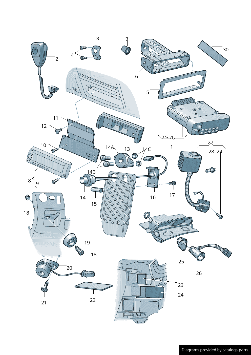 Car part diagram