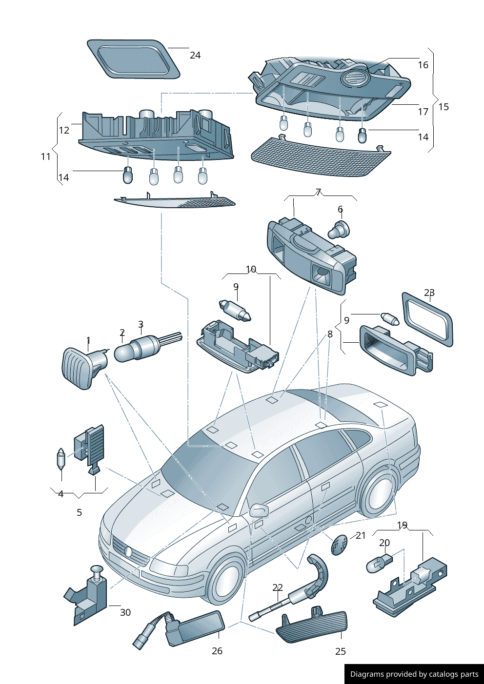 Car part diagram