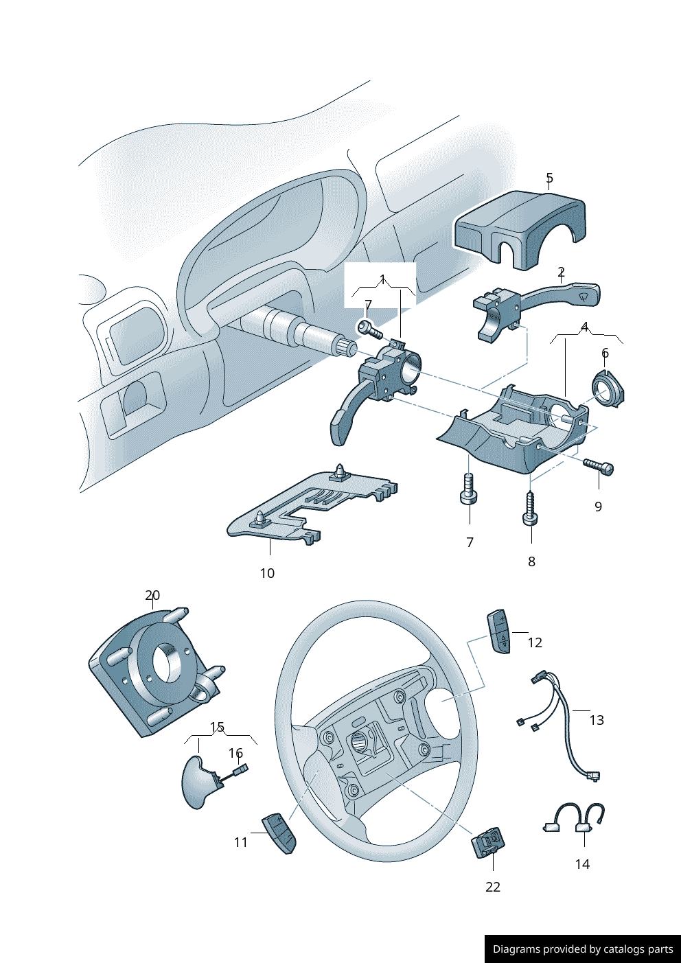 Car part diagram