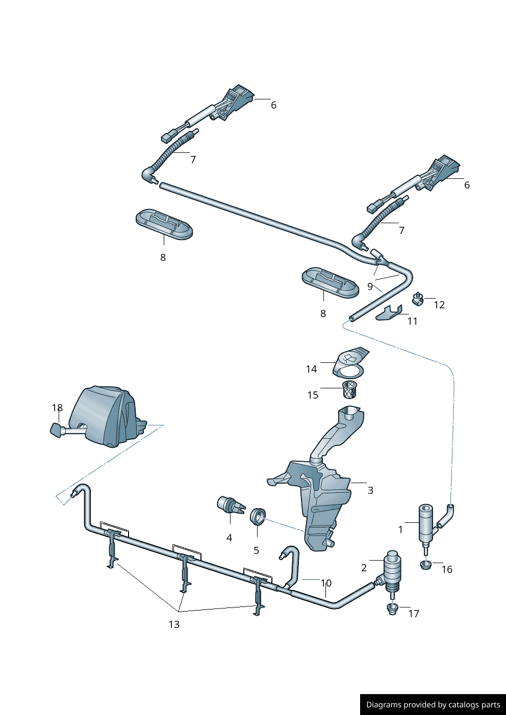 Car part diagram