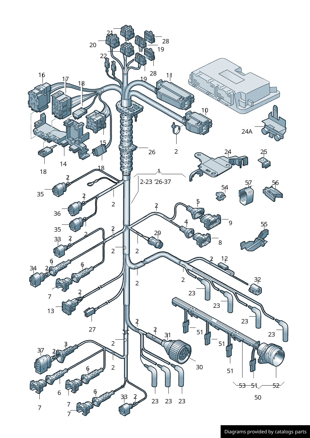 Car part diagram