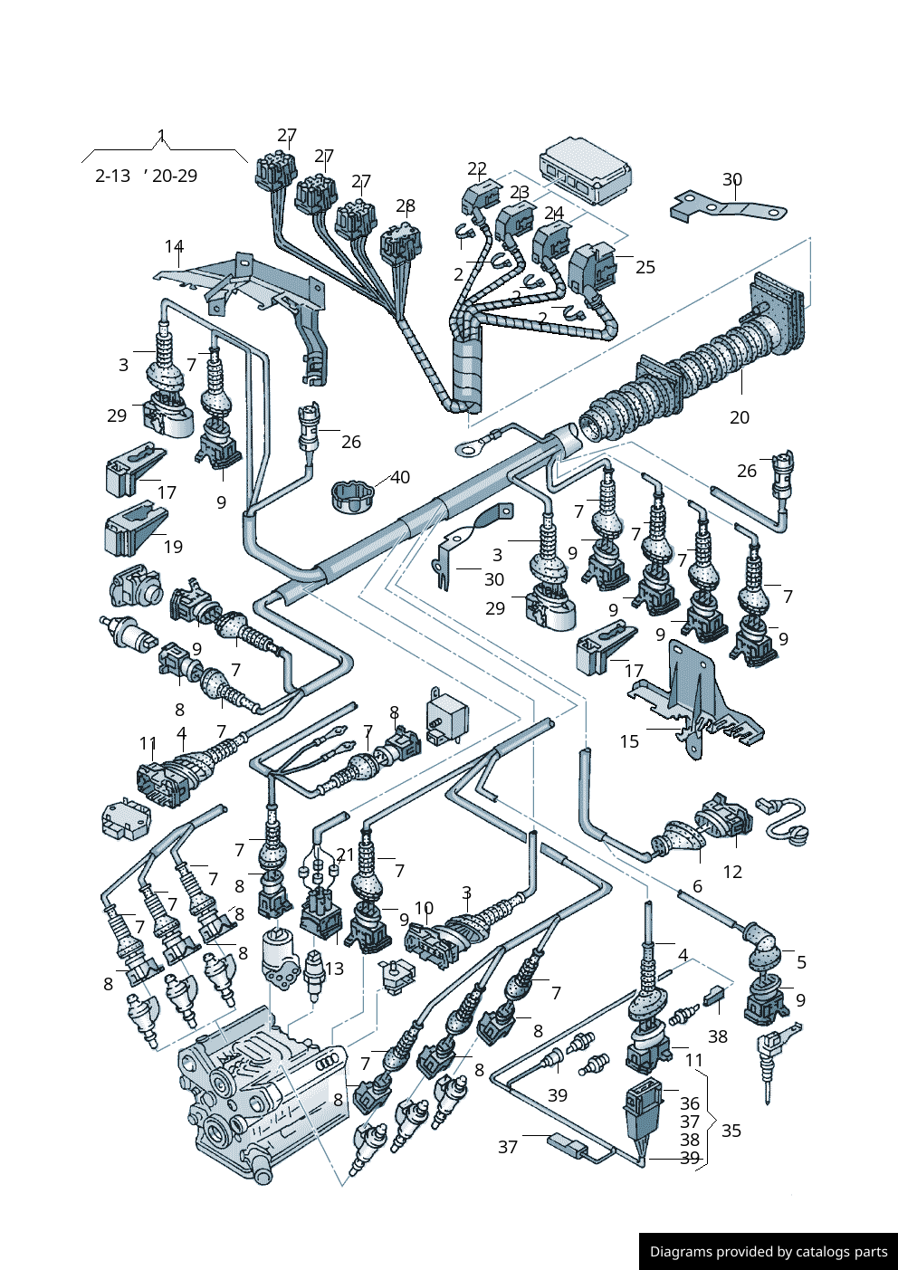 Car part diagram