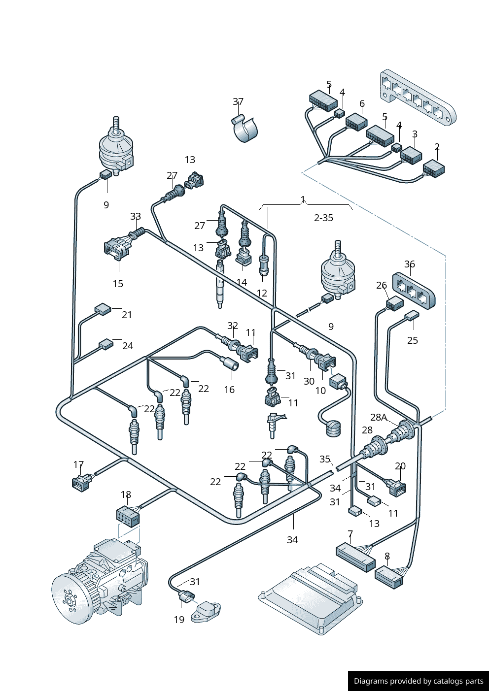 Car part diagram