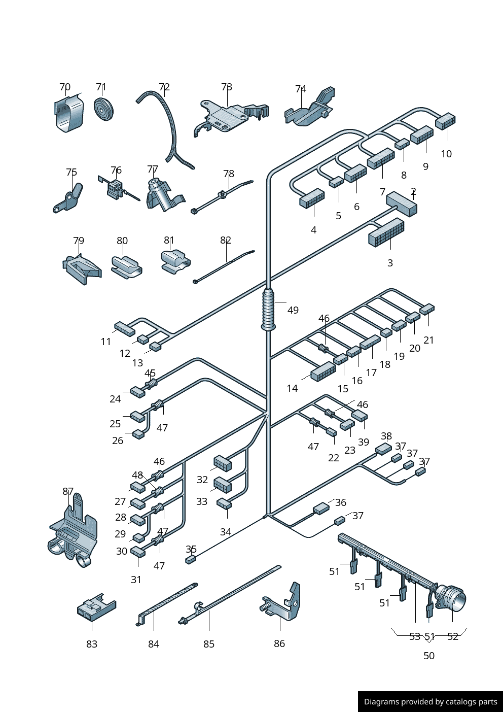 Car part diagram