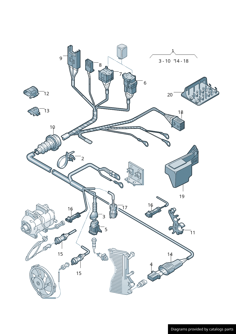 Car part diagram