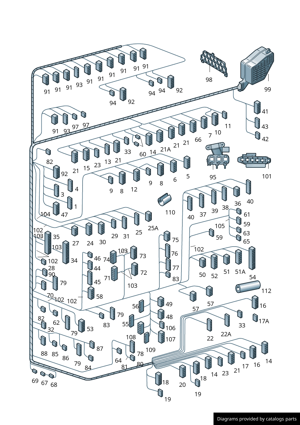 Car part diagram