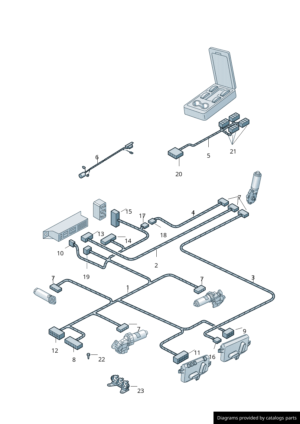 Car part diagram