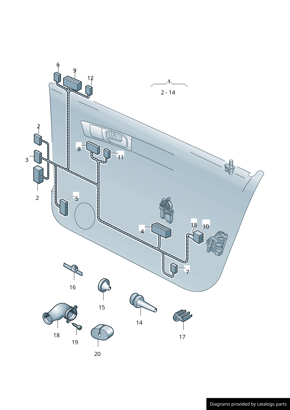 Car part diagram