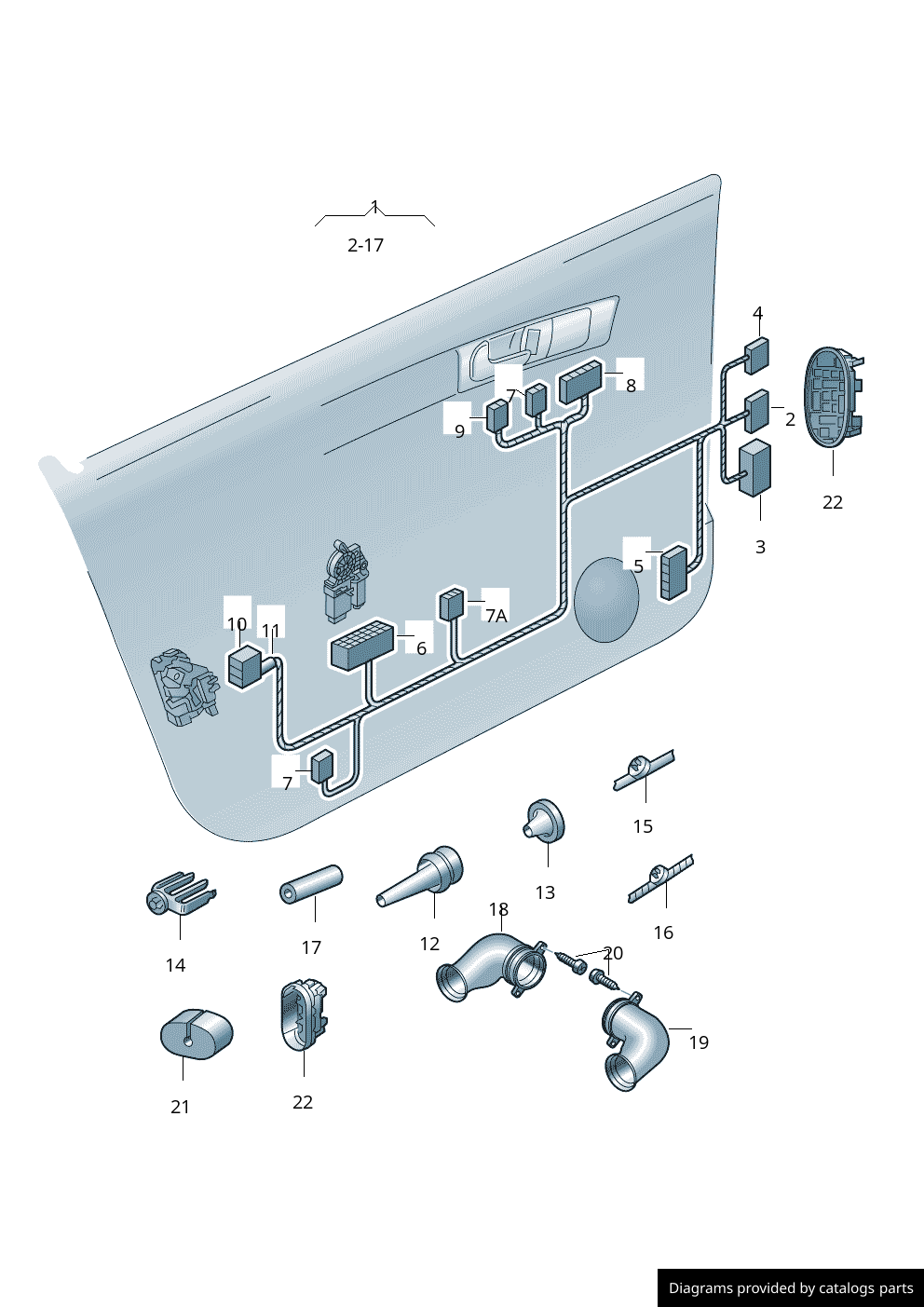 Car part diagram
