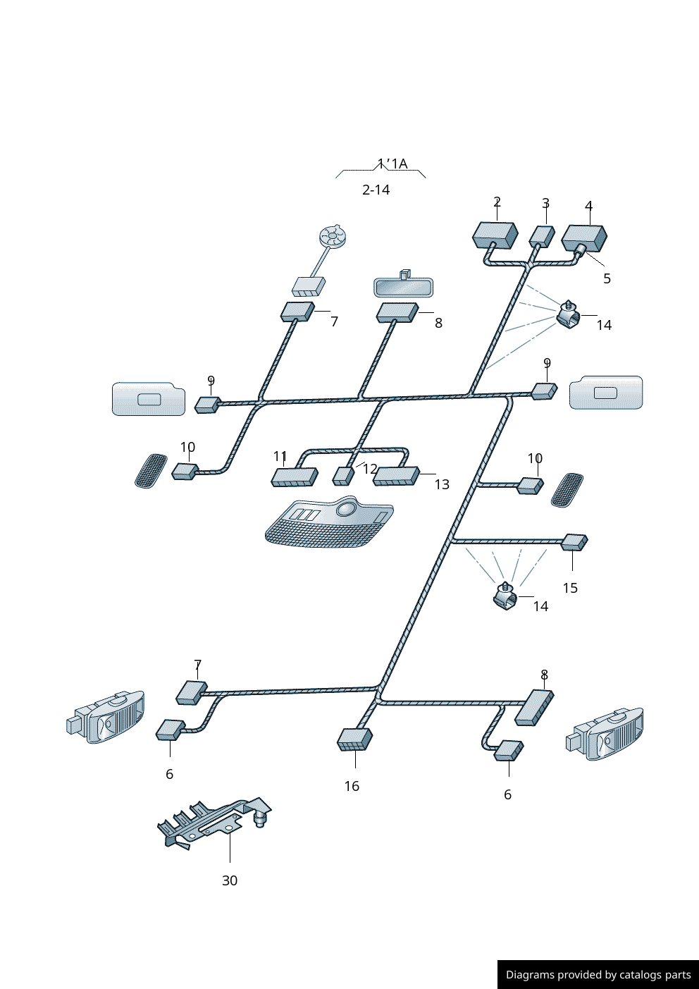 Car part diagram