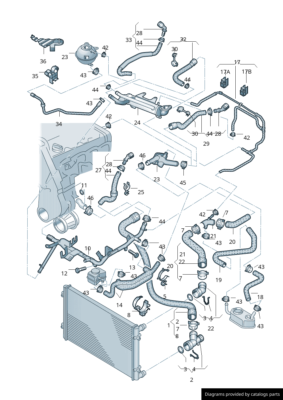Car part diagram