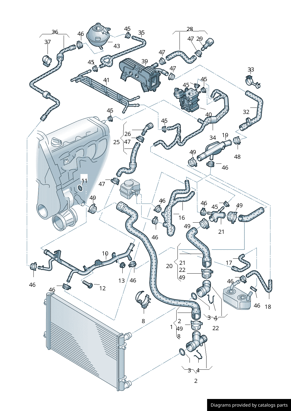 Car part diagram