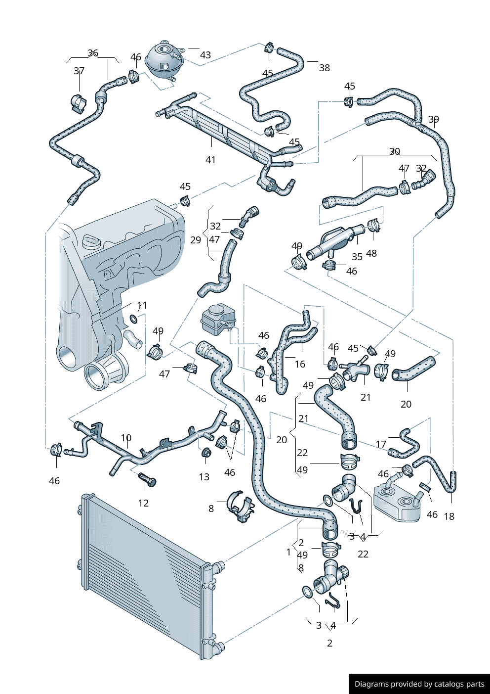 Car part diagram