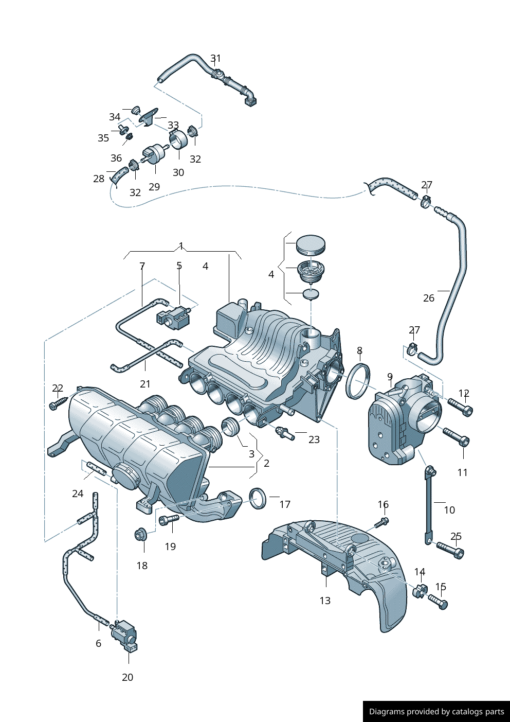 Car part diagram