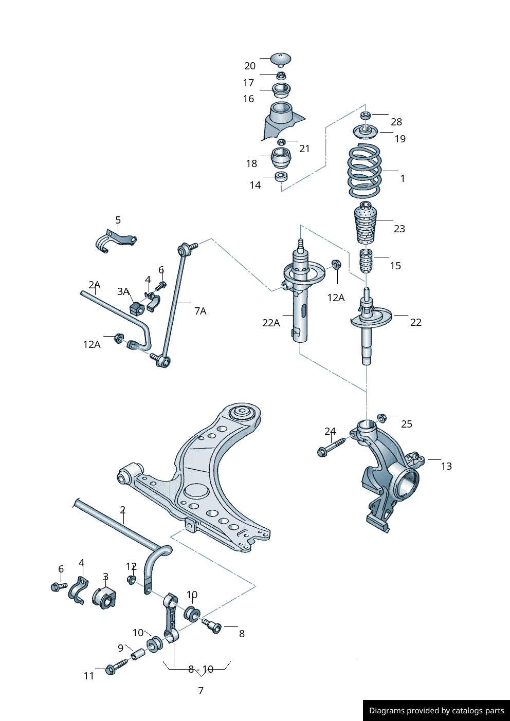 Car part diagram