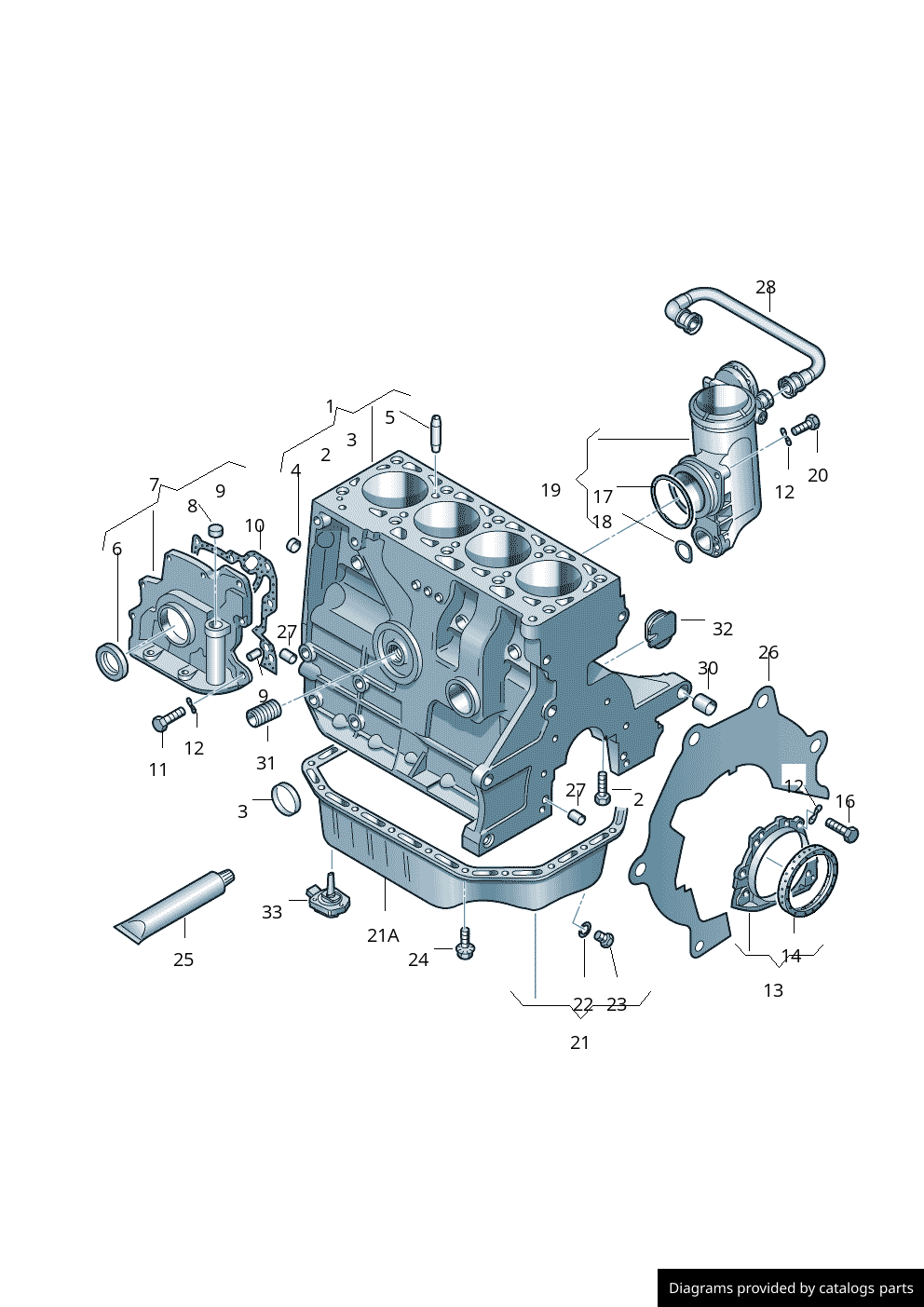 Car part diagram