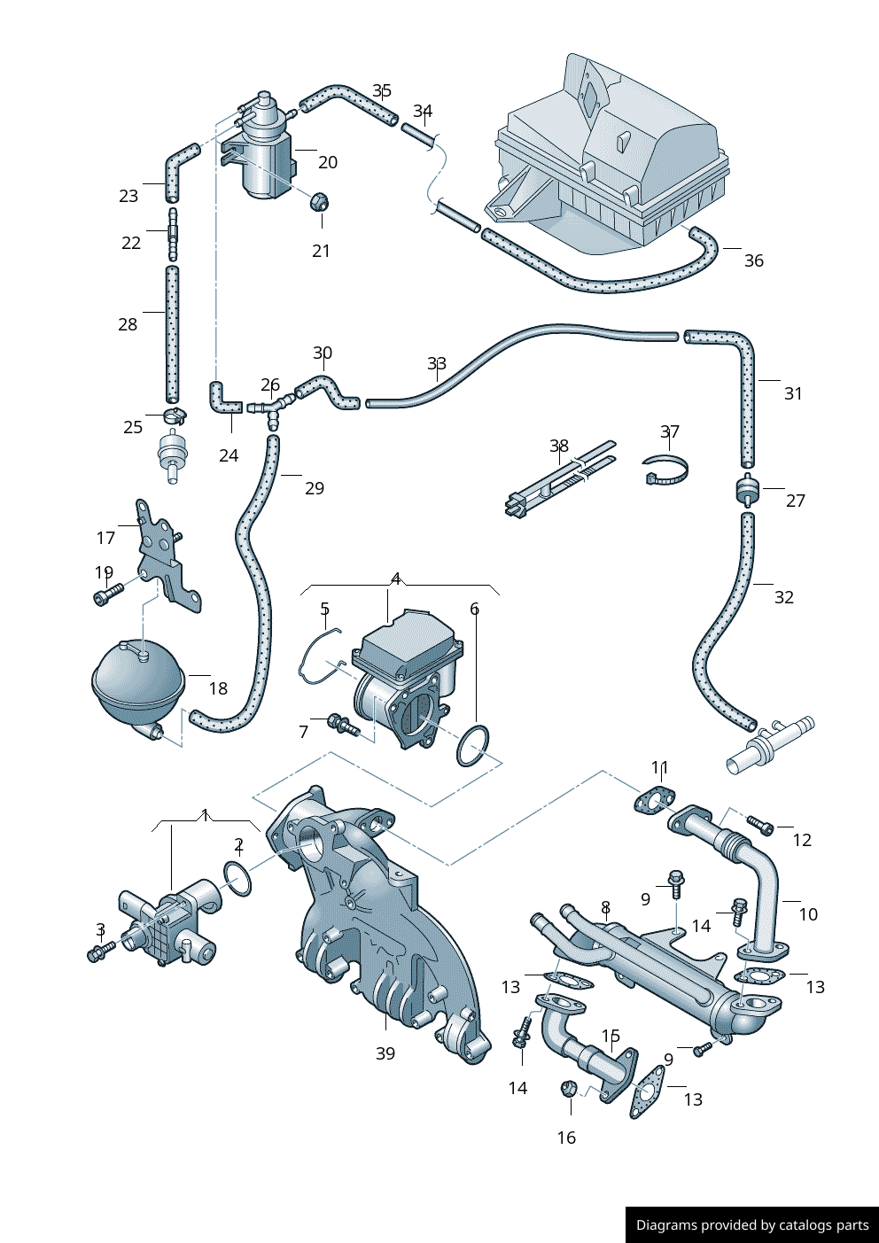 Car part diagram