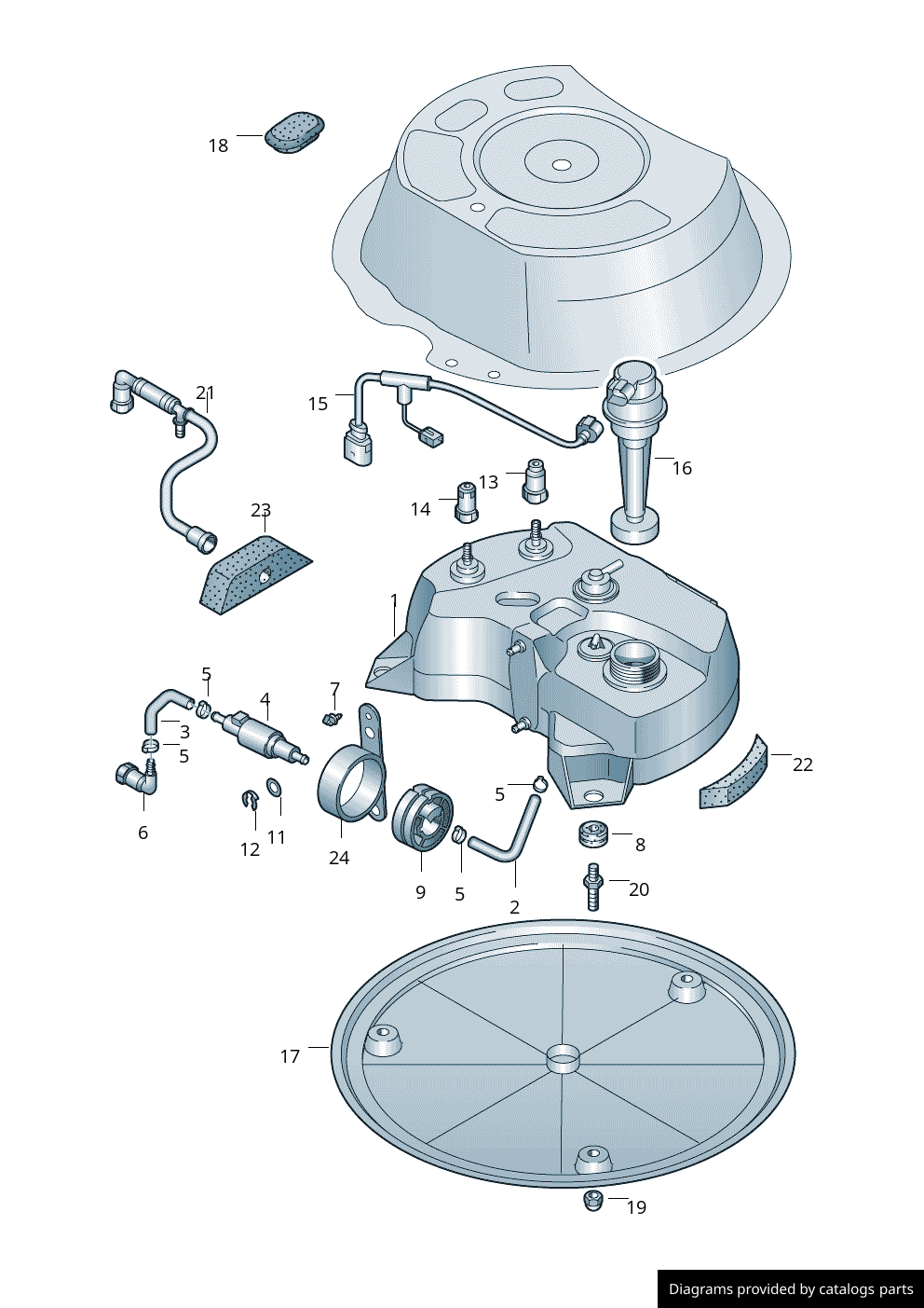 Car part diagram