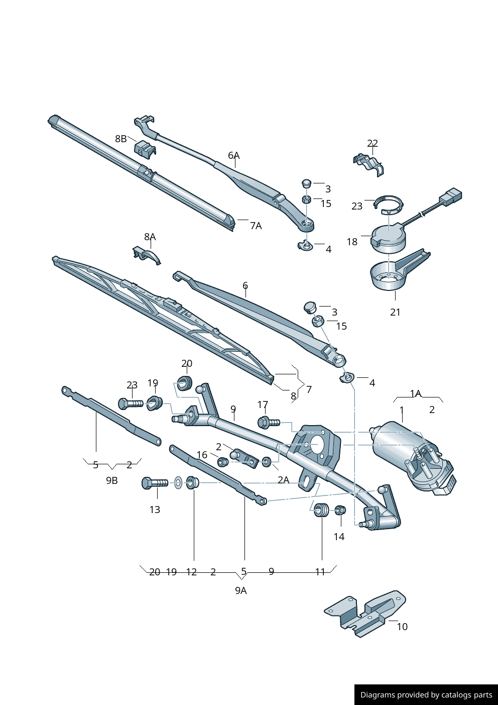 Car part diagram